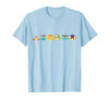 Disney Princess Pumpkins Fall Autumn Lineup of Princesses T-Shirt - size chart