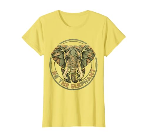 Mademark Be the Elephant Strength and Wisdom Design T-Shirt - Women - size chart