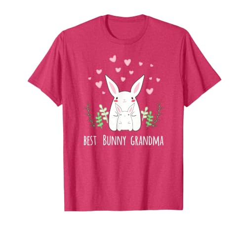 Cute Bunny Grandma Rabbit Grandmother T-Shirt — design detail