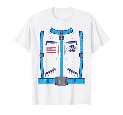 Halloween Shirts For Women Men Kids Boys Girls Space Suit Astronaut Cosmos Halloween Costume Men Kids Boys T-Shirt - size