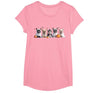 Funny Ghost Dog Halloween Girls Kids Cute French Bulldog Halloween Costume Frenchie Dog Ghost T-Shirt - size chart