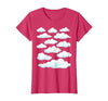 White Clouds Graphs White Clouds T-Shirt - size chart