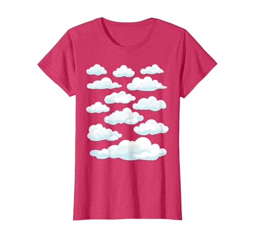 White Clouds Graphs White Clouds T-Shirt - size chart