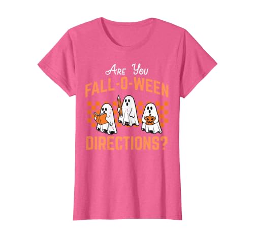 Halloween Shirts For Women Men Kids Boys Girls are You Falloween Directions Funny Halloween Teacher Teach T-Shirt - size