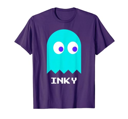 Retro Gaming Nerd Halloween Apparel Retro Gamer Nerd Inky Halloween Costume T-Shirt - size chart