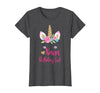 Unicorn Birthday Girl Family Shirts Unicorn Nana of The Birthday Girl Shirt Matching Party Tee T-Shirt - size chart