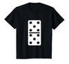 Fun and Easy Halloween Costume T-Shirts - Dominoes Double Five Dominoes Halloween Costume 5 Domino Game T-Shirt - size chart