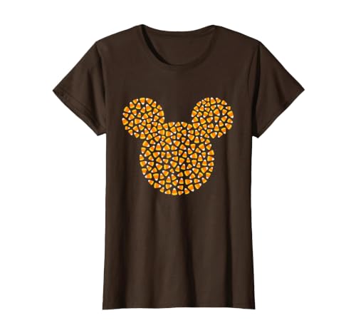 Disney Mickey Mouse Candy Corn Halloween T-Shirt - size chart