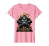 Mademark King Gorilla Dad Surrounded by Little Monkeys T-Shirt - Women - size chart