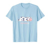 Bad Mood Sleeping Cow Tee Moooody Cow Beef Milk Farm Animals T-Shirt - size chart