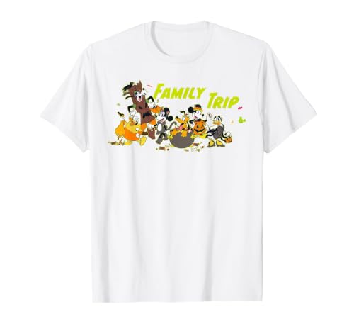 Disney Family Trip Halloween Costume Mickey & Friends T-Shirt - size chart