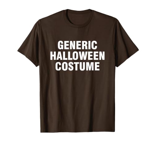 Generic Halloween Costume T-Shirt - size chart