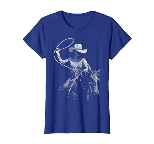 Cowgirl Western Rodeo Rodeo Cowgirl Western Horse T-Shirt - size chart