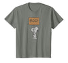 Peanuts Halloween Snoopy Boo Sign T-Shirt - size chart
