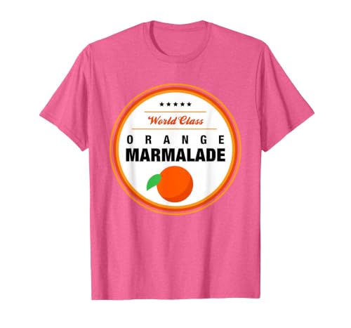 Matching Group Halloween Costume Orange Marmalade T-Shirt - size chart