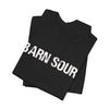 BARN SOUR Brand Horse Broke People Green Unisex Tee for Equestrians Horse Lovers Premium Cotton Made in USA - size chart