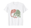 Mademark Mama Elephant Guiding Calf Through Water T-Shirt - Men - size chart