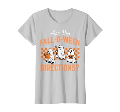 Halloween Shirts For Women Men Kids Boys Girls are You Falloween Directions Funny Halloween Teacher Teach T-Shirt - size