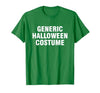 Generic Halloween Costume T-Shirt - size chart