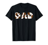 Cow Print For Family Matching Outfits DAD Cow Brown White Animal Print, Cow Pattern Farmer DAD T-Shirt - size chart