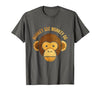Mademark Monkey See Monkey Do Funny Primate Design T-Shirt - Men - size chart