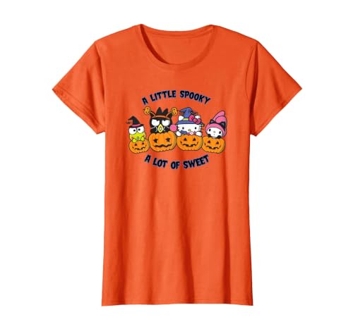 SANRIO Hello Kitty and Friends Halloween A Little Spooky T-Shirt - size chart