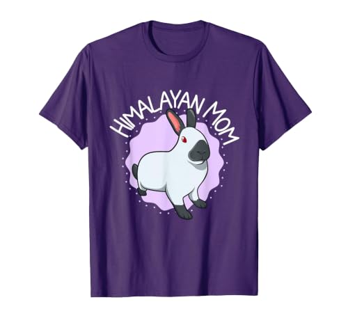 Himalayan Rabbit Mom T-Shirt — design detail