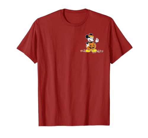 Disney Mickey Mouse Halloween Pumpkin Costume with Candy T-Shirt - size chart