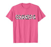 Cow Pattern Print Family Matching Birthday Shirts Cow Grandpa Birthday Family Matching Fathers Day Boy Girl T-Shirt - size