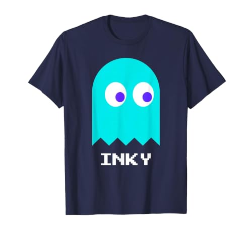Retro Gaming Nerd Halloween Apparel Retro Gamer Nerd Inky Halloween Costume T-Shirt - size chart