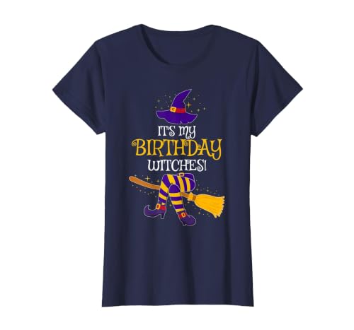 Halloween Witch Costume Group Matching Idea .Co It's My Birthday Witches! Family Matching Costume Halloween T-Shirt - size