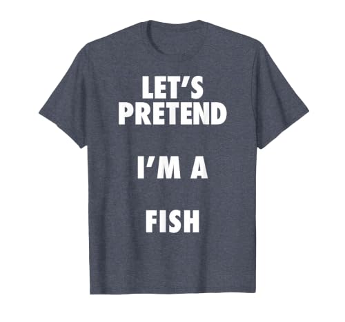 Halloween Costumes MV&SG Fish Halloween Costume, Let's Pretend I'm a Fish Shirt T-Shirt - size chart
