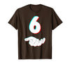 Cool Six Seven Meme Design Couple Matching Him Her Funny 67 Six Seven Meme Couple Matching Halloween Costume T-Shirt - size