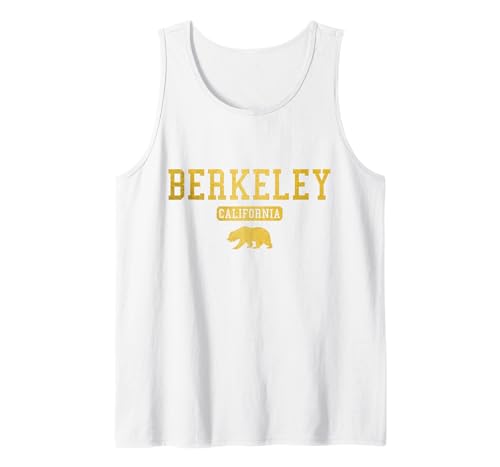 Berkeley California - Apparel & Gifts Berkeley California Bear Pride Vintage Tank Top - size chart