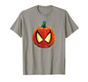 Marvel Spider-Man Halloween Spooky Pumpkin Jack-o'-Lantern T-Shirt - size chart