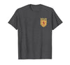 SCOTLAND COAT OF ARMS LION SCOT SCOTTISH Scottish Lion Emblem Scotland Flag Coat of ARMS Independence T-Shirt - size chart