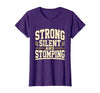 Mademark Strong Silent and Stomping Elephant Design T-Shirt - Women - size chart