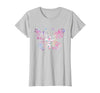 Butterfly Prayer Graphic Jesus Christian Cross Butterfly Prayer Jesus Christian Cross Floral Pattern T-Shirt - size chart