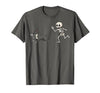 Pitbull Halloween Costume Funny Pitbull Skeleton Hand Halloween T-Shirt - size chart
