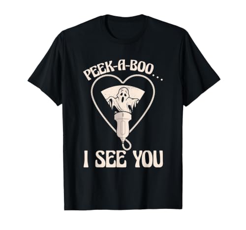 Ultrasound Tech Halloween Spooky Sonographer Gift Ultrasound Tech Xray Technician Spooky Sonographer Halloween T-Shirt -
