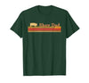 Showing Cattle T-Shirts And Apparel Show Dad - Fun Distressed Look for Showing Pigs T-Shirt - size chart