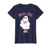 Spooky Season Ghost Halloween Boujee Boo-Jee Boo-JEE Spooky Season Ghost Pink Halloween Pumpkin Boujee T-Shirt - size chart
