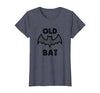 Funny Halloween tees for men and women Vintage Old Bat tee for Halloween and Birthdays T-Shirt - size chart