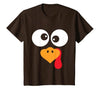Thanksgiving shirts for Women Men Kids Thanksgiving Funny Turkey Face Costume Outfit Mens Boys Kids T-Shirt - size chart