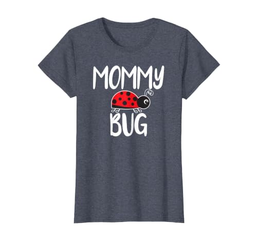 Funny Cute Ladybug Ideas For Mommy Mommy Bug Cute Ladybug Mom T-Shirt - size chart
