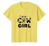 Mademark Cow Girl Moo-tiful Cows For Women Farm Lover Gift T-Shirt - size chart