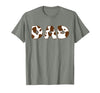Cow Print For Family Matching Outfits DAD Cow Brown White Animal Print, Cow Pattern Farmer DAD T-Shirt - size chart