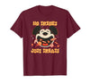 Disney Mickey Mouse Halloween Candy No Tricks Just Treats T-Shirt - size chart