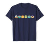 Disney Princess Pumpkins Fall Autumn Lineup of Princesses T-Shirt - size chart