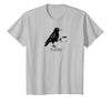 Hello Darkness My Old Friend Crow Coffee Halloween Hello Darkness My Old Friend Crow Coffee Spooky Halloween T-Shirt - size